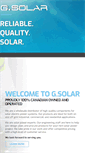 Mobile Screenshot of gsolar.ca